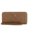 Produktbild: GUESS Geldbörse Cresidia II SLG Large Zip Around Wallet Dark Taupe Logo