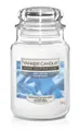 Produktbild: Yankee Candle Duftkerze Großes Glas Soft Cotton 538 g, weiß