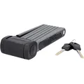 Produktbild: Fischer Faltschloss PROTEC FKS85 Soft-Touch, Fahrradschloss, Faltschloss mit 2 Schlüsseln, 85 cm, schwarz