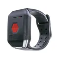 Produktbild: DistyNotruf NEO mobiles Notfallarmband für Zuhause - Notrufarmband spritzwasserfest als Telefon für Senioren Hausnotruf Seniorentelefon Notfallknopf Notrufknopf inkl. Clip und Halskette