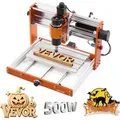 Produktbild: VEVOR CNC-Fräsmaschine, 500-W-Spindel, 3-Achsen-Graviermaschine, Arbeitsbereich 300x180x80 mm, Offline-Steuerung, Endschalter, Not-Aus, zum Schnitzen