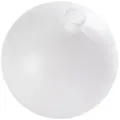Produktbild: VBS Dekokugel Kunststoff-Kugel weiß, mit Stutzen weiß Ø 7 cm