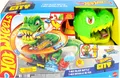 Produktbild: Hot Wheels Spielzeugauto Streckenset, City T-Rex-Feuerschlacht Spielset und 1 Di