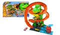 Produktbild: 194735264186 Hot Wheels Zakręcony tor Remiza T-rexa Zestaw JBM73 WB2 MATTEL