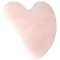 Produktbild: PARSA Beauty Nature Love Rosenquarz Gua Sha Stein – Gua Sha Stein für straffendes Gesichtsyoga und Gesichtsmassage – Gesichtsmassagegerät für Lymphdrainage