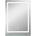 Produktbild: Kleankin Badspiegel, Silber, Metall, 2.7x70x50 cm, Badezimmer, Badezimmerspiegel, Badspiegel