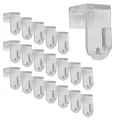 Produktbild: Fensterhaken | Dekohaken - Aufhänger | Transparent | 20er-Set | Für Fenster b...