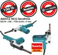 Produktbild: MAKITA 9032 Bandfeile 500W 300 –1700m/min 9mm chleifmaschine Schleifer Schleifen