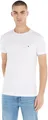 Produktbild: Tommy Hilfiger Herren T-Shirt Slim Fit Kurzarm Weiß Core Stretch Größe M