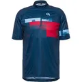 Produktbild: Gonso Avisio Kurzarm Fahrradshirt mit 1/2 Reißverschluss Herren blau