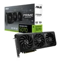 Produktbild: ASUS Prime GeForce RTX 5070 OC - 12GB GDDR7, HDMI, 3x DP 90YV0M10-M0NA00