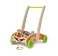Produktbild: Eichhorn Lauflernwagen Spiel- und Lauflernwagen, (36-tlg), mit 35 bunten Holzbausteinen, Birkenholz