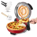 Produktbild: VEVOR Pizzaofen Elektrischer Pizzamaker 1200W Pizzabäcker für Zuhause Rot