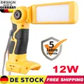 Produktbild: Für DeWalt 12W LED 18V Lampe Leuchte Handlampe Licht Arbeitsleuchte DCL043 Akku