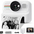 Produktbild: Kinderkamera Sofortbildkamera 1080P mit 32GB Karte 3 Rollen Druckpapier