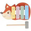 Produktbild: Bieco Mini Fuchs Kinder Xylophon - Baby Spielzeug Glockenspiel für Kinder ab 1 Jahr - Waldtiere Xylophon Holz - Glockenspiel Holz