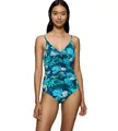 Produktbild: Triumph Summer Fleur OP 01, One Piece Swimsuit Damen, Mehrfarbig (Turquoise - Dark Combination), 46