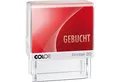 Produktbild: COLOP Stempel Textstempel Printer 20 GEBUCHT 100672 38mm Kunststoff rot