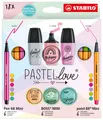 Produktbild: Stifte-Set – STABILO Pastellove Set – 18er Pack - Fineliner, Premium-Filzst ...