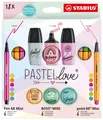 Produktbild: Stabilo Pastel love 18er Set 6 x Pen 68 Mini + 6 x Boss Mini + 6 x point 88 Mini