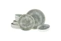 Produktbild: creaTable Geschirr-Set 21622 (12-tlg), Steingut, Serie Uno, 12-teiliges Teller Set aus Steinzeug