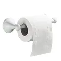 Produktbild: Flybath Toilettenpapierhalter ohne Deckel Messing Bad WC-Rollenhalter Wandmontage, Weiß