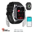 Produktbild: newgen medicals Fitness-Smartwatch mit EKG-, Herzfrequenz- und Blutdruck-Anzeige