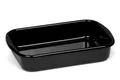 Produktbild: Riess, 0433-106, Bratpfanne, innen 35 x 23 x 7.5 cm, SCHWARZ-ETERNITY, außen 39.3 x 25.2 x 7.7 cm, Emaille, Schwarz