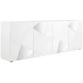 Produktbild: Vente-Unique Sideboard, Weiß, Holz, Uni, Rechteckig, 241x84x42 cm, Wohnzimmer, Kommoden & Sideboards, Sideboards
