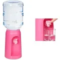 Produktbild: Relaxdays Wasserspender mit Tank Pink,Transparent