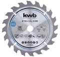 Produktbild: kwb Kreissägeblatt Span-Platten Kreissäge-Blatt, Holz-/Hartholz, 150 x 16 mm 583357