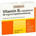 Produktbild: Vitamin B1 ratiopharm 50mg/ml iniecto lsg. Ampullen