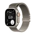Produktbild: Apple Watch Ultra 3 Titanium Cellular 49mm Natur (Milanaise Titan natur) Medium (MEWY4QF/A)