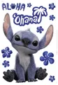Produktbild: Komar Wandtattoo - Disney Lilo and Stitch Live Action Ohana - Größe 50 x 70 cm, Wandsticker, Kinderzimmer, Wanddekoration, Blau