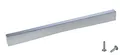 Produktbild: youngschwinnDESIGN - Möbelgriff aus Metall Mattchrom | Länge: 200mm, Bohrlochabstand: 128mm/160mm | Schrankgriff, Schubladengriff | Incl. Schrauben