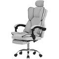 Produktbild: Ml-Design Bürostuhl, Hellgrau, Kunststoff, 1-Sitzer, 66x130.5x59 cm, Arbeitszimmer, Bürostühle, Chefsessel