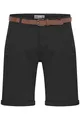 Produktbild: !Solid SDMontijo Chino Shorts Bermuda Kurze Hose mit Gürtel Stretch Eingriffstaschen Baumwollmischung Regular fit, Größe:L, Farbe:Black (9000)