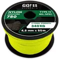 Produktbild: GO!elements Paracord 750 - 4,5mm Seil gelb 50m