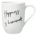 Produktbild: Villeroy & Boch Becher Statement Becher m. H. Happiness is homemade 280ml, Premium Porcelain