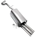 Produktbild: TA Technix Sportendschalldämpfer 2x76mm Audi A3/Seat Leon/VW Golf IV/ New Beetle/New Beetle Cabrio