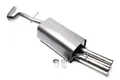 Produktbild: TA Technix Sportendschalldämpfer 2x76mm passend für Audi A3 8L / Seat Leon 1M /