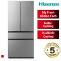 Produktbild: French Door Kühl-Gefrier-Kombination Hisense RF540N4SBI2 181,7cm 480L NoFrost