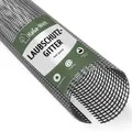 Produktbild: Dachrinnenschutz Laubschutzgitter Laubstop für Dachrinnen HaGa®100mmx125mm 2m L.