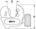 Produktbild: KS TOOLS Mini-Rohrabschneider, 3-16mm, ergonomisch (101.5016)
