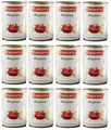 Produktbild: 12x La Torrente Pomodoro Marzanino,San Marzano Tomate in Miniatur,400g Dose