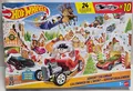 Produktbild: Hot Wheels Adventskalender 2025 – 10 Autos 1:64 – 34 Teile Set (1568 E1+)