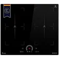 Produktbild: KKT KOLBE Induktions-Kochfeld IH85904FZ, 60cm Herdplatte Kochmulde Kochplatte Elektrokochfeld 4 Zonen Flexzonen schwarz
