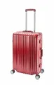 Produktbild: Travelhouse London Koffer Rot M-65cm · Alu-Rahmen · Polykarbonat Hartschale · 2X TSA Zahlenschloss · 4X Silent Move Doppelräder · 360° Rollen · Vol. 67L