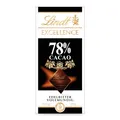 Produktbild: Lindt EXCELLENCE 78 % Kakao - Edelbitter-Schokolade | 10 x 100 g Tafel | Vollmundige Bitter-Schokolade | Intensiver Kakao-Geschmack | Dunkle Schokolade | Vegane Schokolade