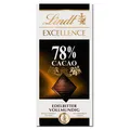 Produktbild: (43,00€/1kg) Lindt Excellence 78 % Edelbitter, 100g Tafel